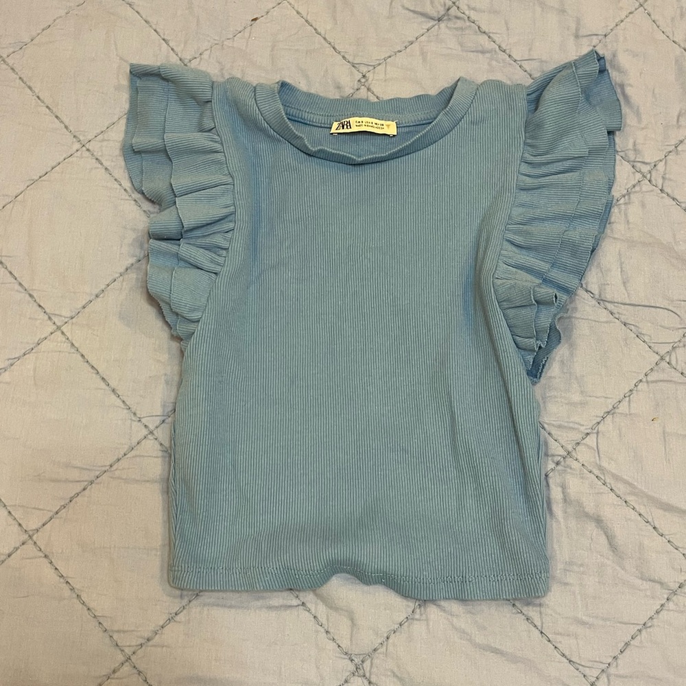 (S) Zara Ruffle top